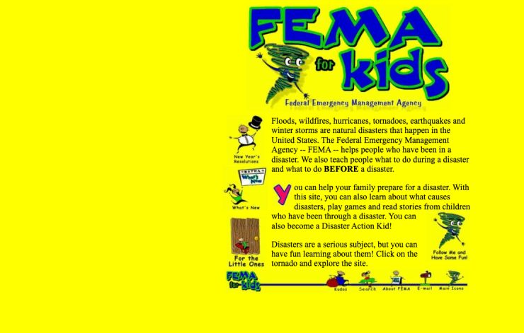 Recreated FEMA for Kids