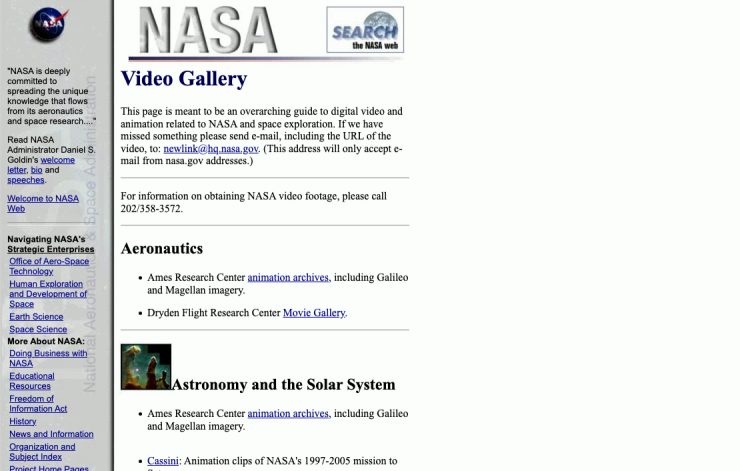 Recreated Video Gallery