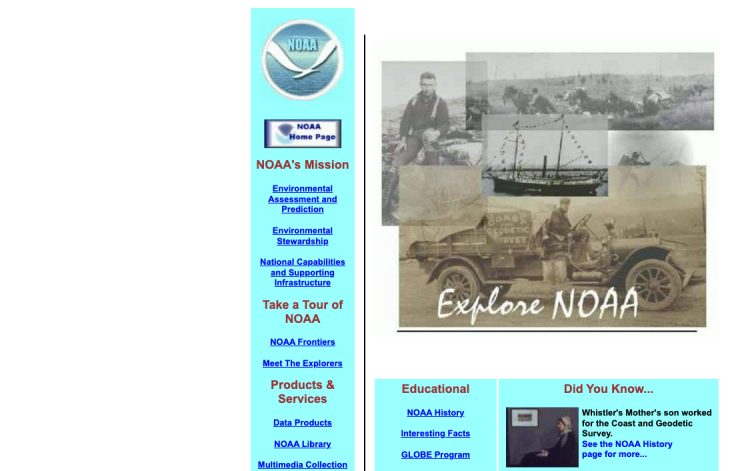 Recreated Explore NOAA